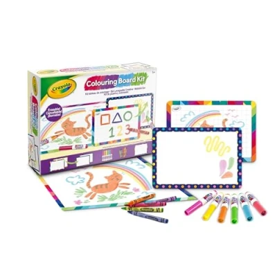 Imagen de CRAYOLA Creative Writing Board Set, Actividad educativa y creativa infantil con rotuladores ceras, a partir de 5 años, 04 2947