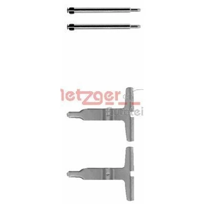Imagen de METZGER 109 1217 Kit de accesorios, pastillas frenos MERCEDES BENZ: Clase C Berlina, CLK Coupé, E Berlina