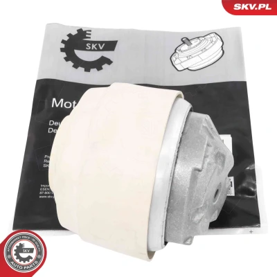 Imagen de ESEN SKV 75SKV001 Soporte de motor Delante, derecha Aluminio, Caucho 113mm 126mm MERCEDES BENZ: SL Cabrio, Clase E Sedán, C Sedán