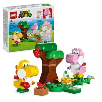 Imagen de LEGO Super Mario Set de Expansión: Huevo Yoshi en el Bosque Juguete Coleccionable con 2 Personajes del Videojuego para Construir, Regalo Niños, Niñas y Gamers 6 Años o Más 71428