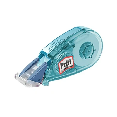 Imagen de Pritt Rodillo corrector Micro con punta flexible y función push pull, se puede escribir encima inmediatamente, anchura aprox. 5 mm, longitud 6 m, juego 2 rodillos