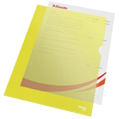 Imagen de Esselte Fundas plásticas archivadoras A4 100 unidades color amarillo