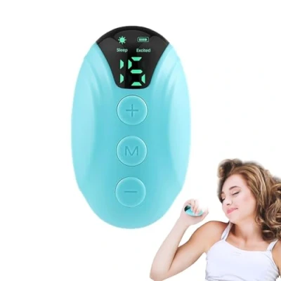 Imagen de Dormidreams Aparato para Dormir, Dormi Dreams Device, Dream Ansiedad, Sonidos dormir un sueño profundo y reparador, Dispositivo de ayuda durante la noche (Azul)