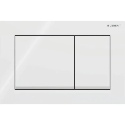 Imagen de Geberit Pulsador Omega30, Para Doble Descarga: Blanco/Cromado Brillante/Blanco (115.080.KJ.1)
