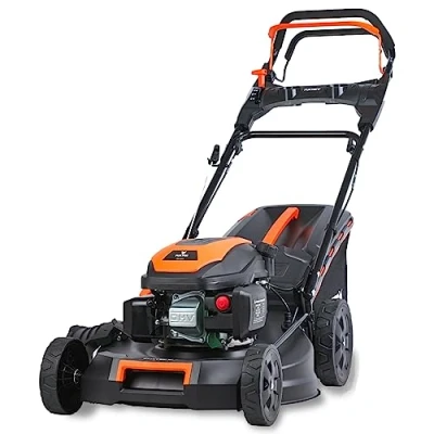 Imagen de FUXTEC Cortacésped autopropulsado FX RM5170PRO 4en1 170cm3 4CV 4 tiempos Ancho de corte 51 cm Altura ajustable Bolsa 60L Función mulching y descarga lateral.