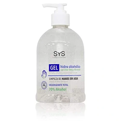 Imagen de SyS 50421 Aloe Vera Dosificador Gel Hidroalcoholico, color Multi, 500 ml