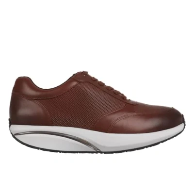 Imagen de MBT Nafasi 5 Zapatos de Vestir para Mujer Anatómicos y Cómodos. Calzado Fisiológico Confort Estabilidad con Suela Curva. Casual Piel Plataforma Cordones. Color Marrón