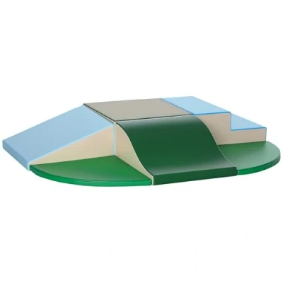 Imagen de HOMCOM Juego de 6 Bloques Espuma para Niños Construcción Grandes Figuras Juguete Aprendizaje Escalar y Gatear Multicolor