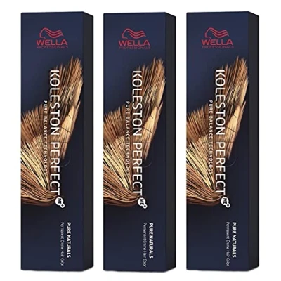 Imagen de Wella Koleston Perfect ME+ 10/86 Lote de 3 rubio claro (60 ml), color violeta