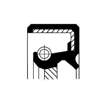 Imagen de CORTECO 19026790B Reten del Cigueñal frontal FPM (caucho fluroado) TOYOTA: Land Cruiser Prado 70 SUV, HILUX 5 Pick up