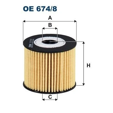Imagen de FILTRON OE 674/8 Filtro de aceite Cartucho filtrante HYUNDAI: Tucson, i30 III Hatchback, i40 Berlina, KIA: Sportage IV, Optima / K5 Berlina