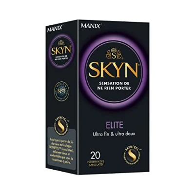 Imagen de Skyn Elite Preservativos (20 unidades) Masculinos, ultrafinos y ultrasuaves, utilizable con nuestros lubes