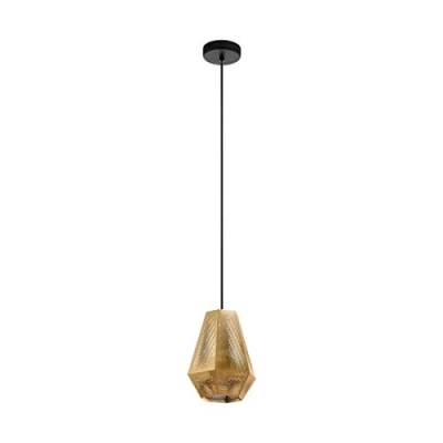 Imagen de EGLO Lámpara colgante Chiavica, latón, 1 luz, Ø20,5cm
