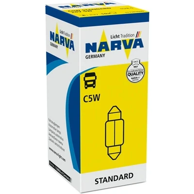 Imagen de NARVA 171363000 Bombillas 24 5 C5W T10,5x38 SV8.5 MERCEDES BENZ: T1/TN Camión de plataforma/Chasis, ACTROS MP2 / MP3