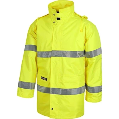 Imagen de Work Team Parka Acolchada, con Cierre de Cremallera y Cintas Reflectantes. EN471. Hombre Amarillo A.V. L