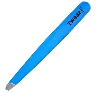 Imagen de K Pro TWEAZY Pinza de Acero Inoxidable para Depilar Cejas y Retirar Astillas (Neon Azul)