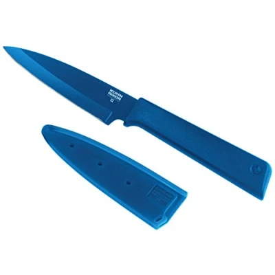 Imagen de Kuhn Rikon Colori+ Cuchillo de sierra para pelar, color azul