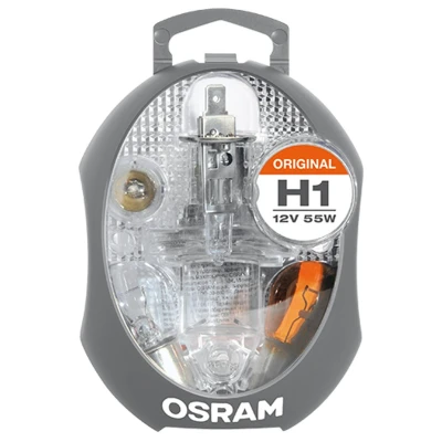 Imagen de Surtido, bombillas incandescentes OSRAM H1 (und P21W PY21W P21/5W R5W W5W 1x15A 1x20A 1x30A)