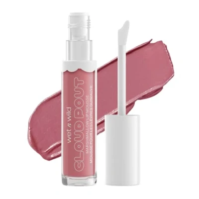 Imagen de wet n wild, Cloud Pout Marshmallow Lip Mousse, Barra de Labios Líquida Mate, Fórmula que no Reseca y Larga Duración con Aceite Argán, Aguacate Vitamina E, Girl, You&#039;Re Whipped
