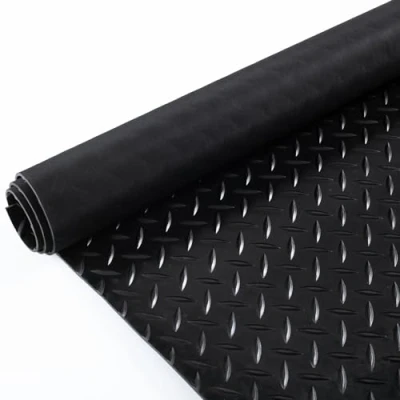 Imagen de Anro Alfombrilla de Goma (100 cm Ancho, 3 mm Grosor, 90 x 100 cm), Color Negro