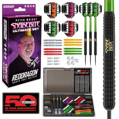 Imagen de RED DRAGON Peter Wright Snakebite Ultimate 50 Conjunto de Piezas