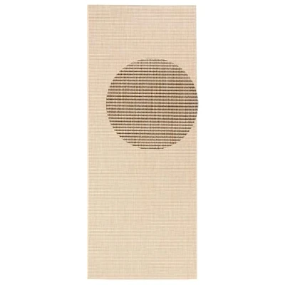 Imagen de bougari Match en de y Exterior Alfombra, Polipropileno, Beige, 200.0 x 80.0 0,8 cm