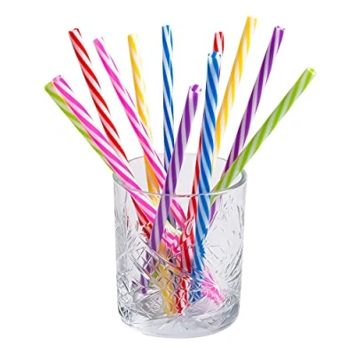 Imagen de Boland 30297 Pajitas reutilizables (12 unidades, 21 cm, con cepillo de limpieza), colores surtidos