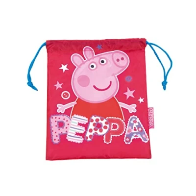 Imagen de ARDITEX PP14660 Bolsa Merienda 26.5X21.5cm de EONE Peppa Pig