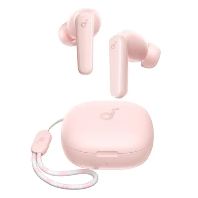 Imagen de soundcore by Anker P20i Auriculares inalámbricos verdaderos, controladores de 10 mm con graves grandes, Bluetooth 5.3, 30 horas tiempo reproducción, IPX5 resistentes al agua, 2 micrófonos para