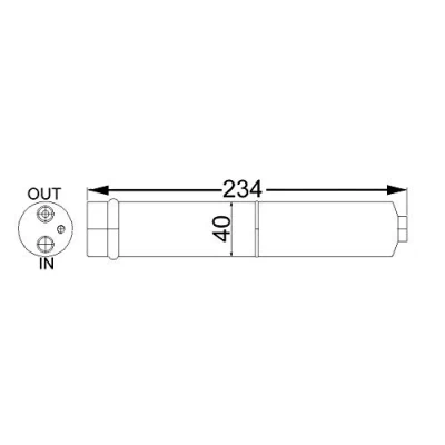 Imagen de MAHLE ORIGINAL AD 247 000S Filtro Deshidratante NISSAN: Almera Tino, Primera Hatchback, X Trail