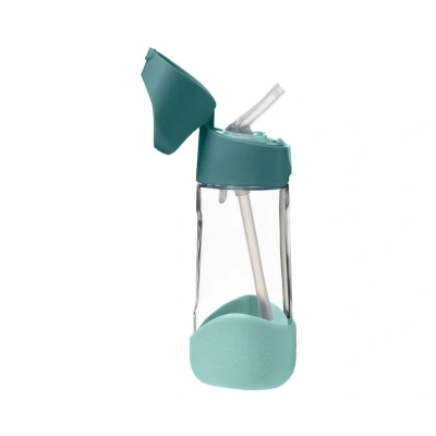Imagen de Botella de Tritán con Pajita 450 ml Emerald Forest