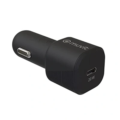 Imagen de Cargador De Coche Muvit For Change Tipo C Pd 20w Negro