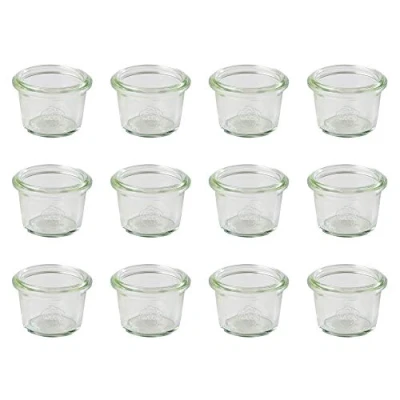 Imagen de APS Gourmet de vasos, 12 unidades, Mini Forma botes, 35 ml, 5 cm diámetro, altura: 3,5