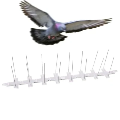 Imagen de Biotop B2430 Pinchos Disuasorios para Pájaros y Demás Animales Voladores, Blanco, 2 metros