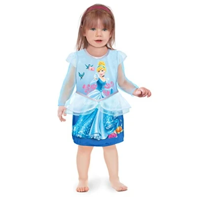 Imagen de Ciao Cinderella Cenicienta vestido princesa baby (12 18 meses) Disney Princess Disfraz, color azul claro, (11240.12 18)