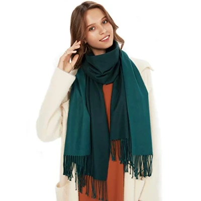 Imagen de MaaMgic Bufanda xxl Primavera Mujer Hombre Colores Dobles Invierno Tocado Sedoso Multicolor Elegante Mantón Suave para Fiesta de Bodas 200 * 70 CM