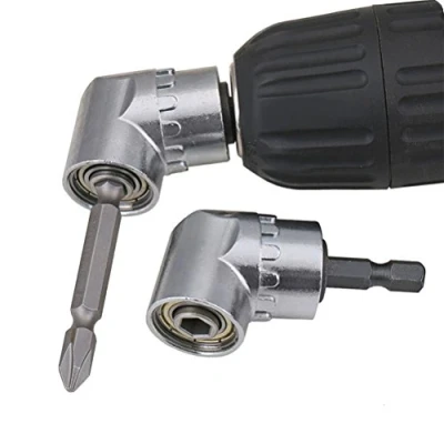 Imagen de Taladro de ángulo Recto 1/4 &#039;&#039; TIMESETL Adaptador para Destornillador Hexagonal 105 Grados, 6,35MM