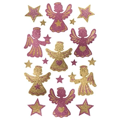 Imagen de Avery Zweckform 52296 Pegatinas navideñas (18 unidades), diseño de ángel