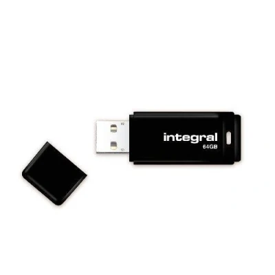 Imagen de Integral 64GB Memoria Flash USB 2.0 Negra