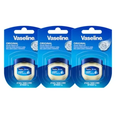 Imagen de Vaseline Lip Therapy Bálsamo labial nutritivo para una hidratación óptima, 3 unidades