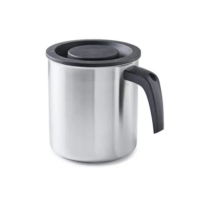 Imagen de Betty Bossi Jarra medidora resistente al calor con tapa, 2 l, para medir y calentar directamente los líquidos en el horno, apta lavavajillas.