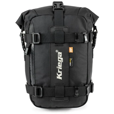 Imagen de Kriega Bolsa Trasera para Motocicleta, depósito de Combustible, Impermeable, Unisex, Multiusos, Todo el año, Nailon, Negro, 5 lt.