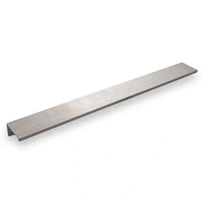 Imagen de Juego de 5 piezas Tirador perfil semi oculto aluminio SEARL 330 mm con aspecto acero inox cajón cocina SO TECH®