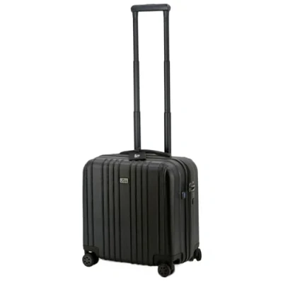 Imagen de JSA 2 in 1 Reisetrolley, Rollkoffer aus ABS Kunststoff, Reisekoffer mit doppelten 360 Leichtlaufrollen Equipaje de Mano 41 Centimeters 30 Negro (Schwarz Matt)