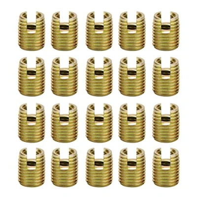 Imagen de Akozon Tornillo Inserto Inserciones de Rosca Autorroscantes, 20Pcs 302 acero al carbono Reparación accesorios(Inner M6*1.0 Outer M9*1.0)