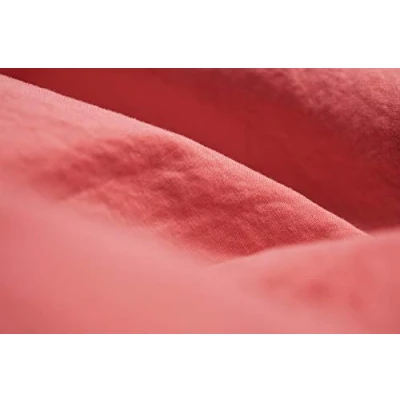 Imagen de L1NK STUDIO Funda nordica Cama 135 cm Lisa (220x220cm) 100% algodón (Percal 200 Hilos) Coral