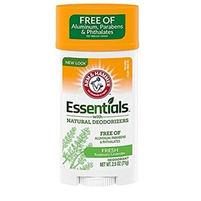 Imagen de Arm &amp; Hammer Essentials Deodorant, Fresh, 2.5 Oz/pack, 4 pack by