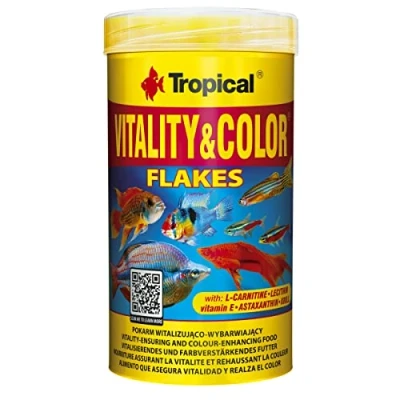 Imagen de Tropical Vitality &amp; Color Fiocco di Mangime Comida para Mascotas, Natural, 100 ml, 20