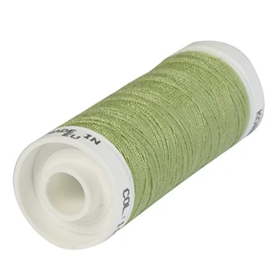 Imagen de Korbond Bobinas de Hilo poliéster Verde Lima 500 m, 5 x 100 para máquinas Coser a Mano, no se Encoge, Ideal reparación, sastrería, Acolchado, Manualidades, Reparaciones y Adornos