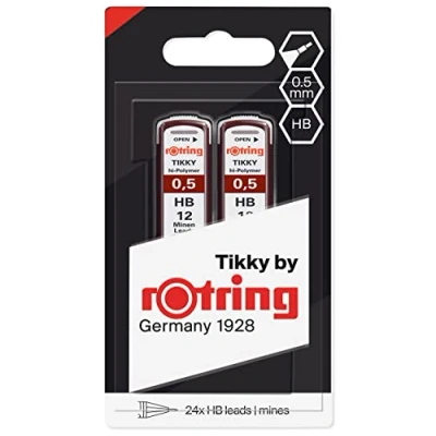 Imagen de minas para lápices rOtring 0.5 Hb 2X